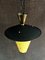 French Lantern Pendant Lamp in the Style of Mathieu Mategot, 1950s 5