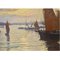 Seascape Landscape with Sailboats, Oil on Canvas, 20th Century 3