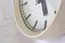 White Bakelite Railway Clock from Pragotron, 1950s 10