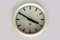 White Bakelite Railway Clock from Pragotron, 1950s 1