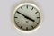 White Bakelite Railway Clock from Pragotron, 1950s, Image 1