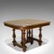 Large Antique Fench Walnut Extending Dining Table, 1900s 4