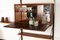Mueble de pared danés vintage de palisandro, años 60, Imagen 16