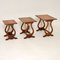 Regency Style Figured Walnut Nesting Tables, 1930s, Set of 3, Image 4