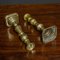 Victorian Brass Candleholders, Set of 2 5