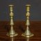 Victorian Brass Candleholders, Set of 2 1