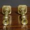 Victorian Brass Candleholders, Set of 2 3