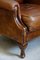 Art Deco Leather Wing Lounge Chairs, 1930s, Set of 2, Image 11