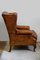 Art Deco Leather Wing Lounge Chairs, 1930s, Set of 2, Image 12