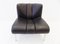 Black Leather Lounge Chairs from Girsberger, 1980s, Set of 2 7