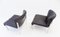 Black Leather Lounge Chairs from Girsberger, 1980s, Set of 2, Image 6