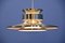 Danish Brass Ceiling Lamp, 1970s, Imagen 7