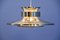 Danish Brass Ceiling Lamp, 1970s, Imagen 3