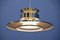 Danish Brass Ceiling Lamp, 1970s, Imagen 9