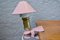 Pink Clip Table Lamp, 1950s 1