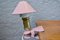 Pink Clip Table Lamp, 1950s, Image 1
