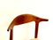 Scandinavian Modern Cowhorn Chair Attributed to Hans Wegner, 1960s, Imagen 13