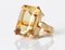 Anillo con 28K Citrin, 1969, Imagen 1