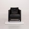 Conseta Leather Armchair in Black from Cor 6