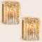 Structured Blown Glass and Brass Wall Sconce from Doria, 1960, Image 8