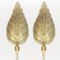 Large Wall Sconces in Gold Glass from Barovier & Toso, Murano, Italy, 1960, Set of 2 2