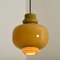 Olive Green Glass Pendant Lights by Hans-Agne Jakobsson for Staff, 1960, Set of 2 15