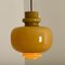 Olive Green Glass Pendant Lights by Hans-Agne Jakobsson for Staff, 1960, Set of 2 6