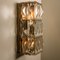 Wall Light Fixtures in Chrome-Plated Crystal Glass from Palwa, 1970, Set of 4 8