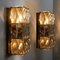 Wall Light Fixtures in Chrome-Plated Crystal Glass from Palwa, 1970, Set of 4 2