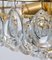 Chandeliers in Gilded Brass and Faceted Crystal from Palwa, 1960s, Set of 2 5