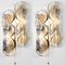 Citrus Swirl Ice Glass Wall Lights or Sconces from J.T. Kalmar, 1969, Set of 2 17