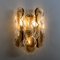 Citrus Swirl Ice Glass Wall Lights or Sconces from J.T. Kalmar, 1969, Set of 2 14