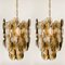 Large Chandeliers in Citrus Swirl Smoked Glass from Kalmar, Austria, 1969, Set of 2 2