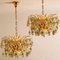 Large Brass and Crystal Chandelier by Ernst Palme, Germany, 1970s, Image 8
