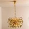 Large Brass and Crystal Chandelier by Ernst Palme, Germany, 1970s 10