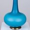 Table Lamp with Silk Lampshade from Holmegaard, 1960s, Image 9