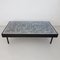 Vintage Aluminum Acid Etched Coffee Table by Bernhard Rohne, 1970s 15