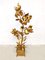 Mid-Century Blumen Stehlampe aus Messing von Hans Kogl 6