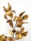 Mid-Century Blumen Stehlampe aus Messing von Hans Kogl 5