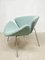 F437 Orange Slice Easy Chair in Ice Blue by Pierre Paulin for Artifort 1