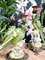 Decorative Brass Candleholder with Porcelain Parrots, Image 4