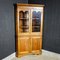 Antique English Corner Cupboard with Vitrine Top - Early 1900s, Image 9