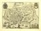 Franz Hogenberg - Map of Embden - Original Etching - Late 16th Century 1