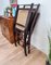 Chaises Pliantes Mid-Century en Bois, Laiton et Rotin, Italie, Set de 2 6