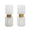 Mid-Century Modern Style Italian Murano Glass and Brass Sconces, Set of 2 3