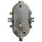Vintage Industrial Clear Glass and Cast Iron Sconce, Image 4