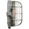 Vintage Industrial Clear Glass and Cast Iron Sconce, Image 2