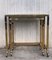 Italian Brass and Smoked Glass Nesting Tables, 1950s, Set of 2 9