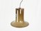 Deckenlampe in Weiß & Braun aus Muranoglas von Alessandro Pianon für Vistosi, 1960er 3