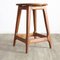 Wooden Scandinavian Mid Century Stool, 1950s 2